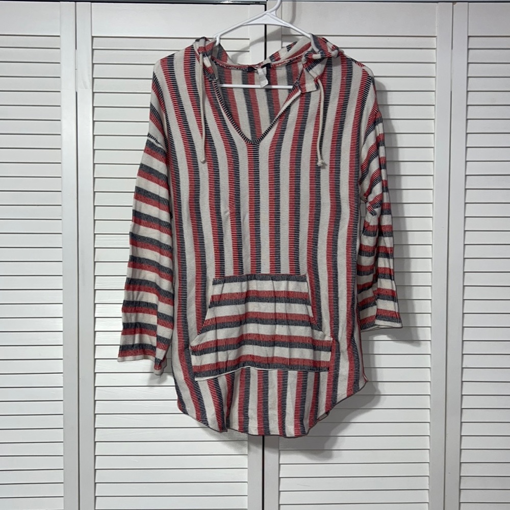 Beachy Striped Hoodie